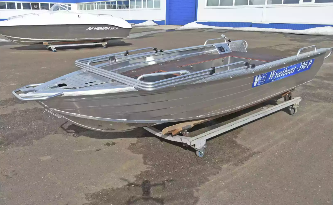 Алюминиевая лодка Wyatboat-390РМ в Мытищах