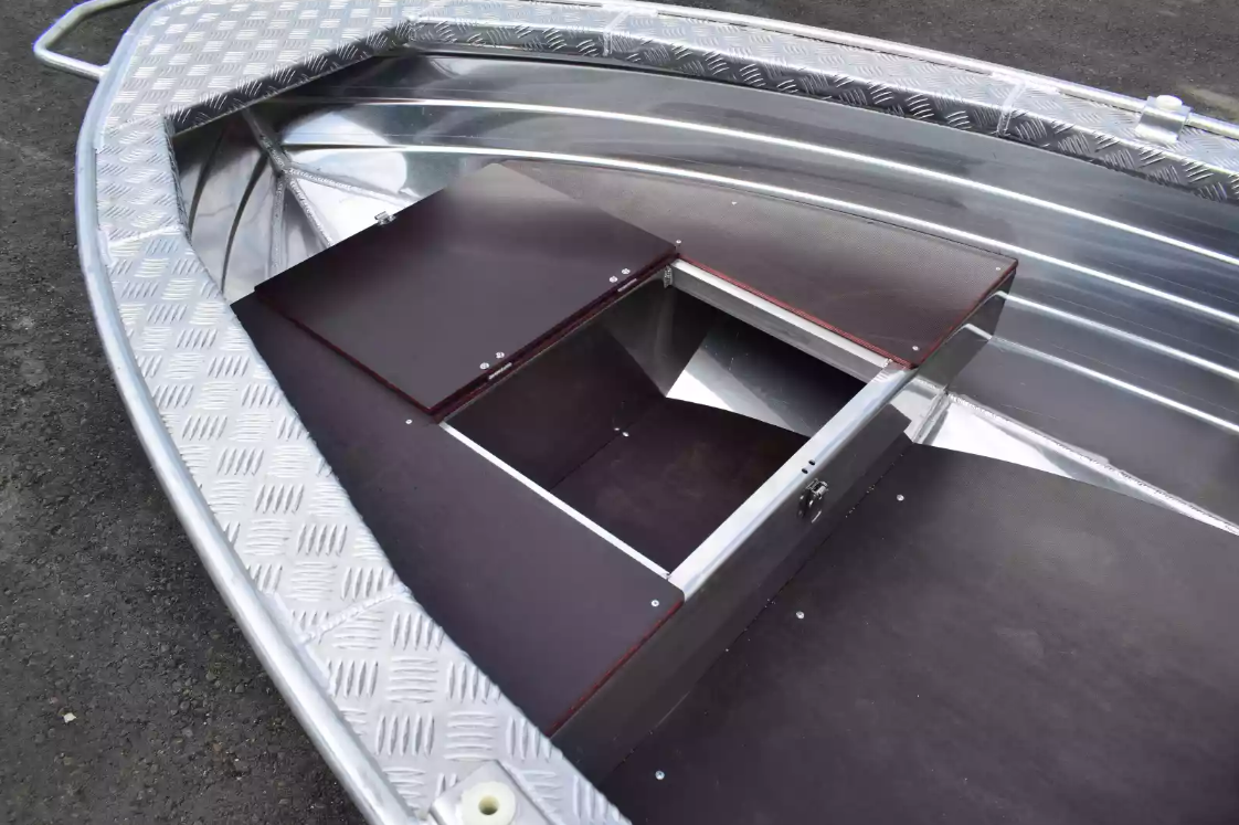 Алюминиевая лодка Wyatboat-390Р Увеличенный борт в Мытищах