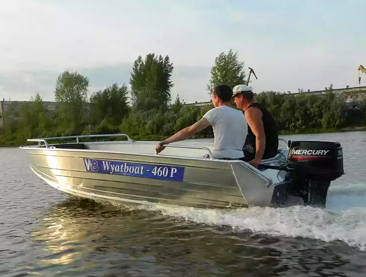 Алюминиевая лодка Wyatboat-460 P в Мытищах
