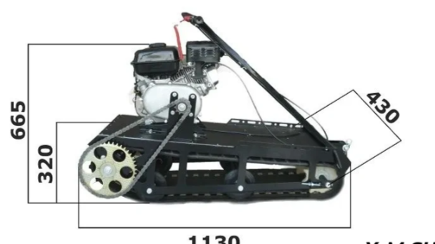 Мотобуксировщик XTREME-MOTORS "Конек-Горбунок" 6.5 л.с. в Мытищах