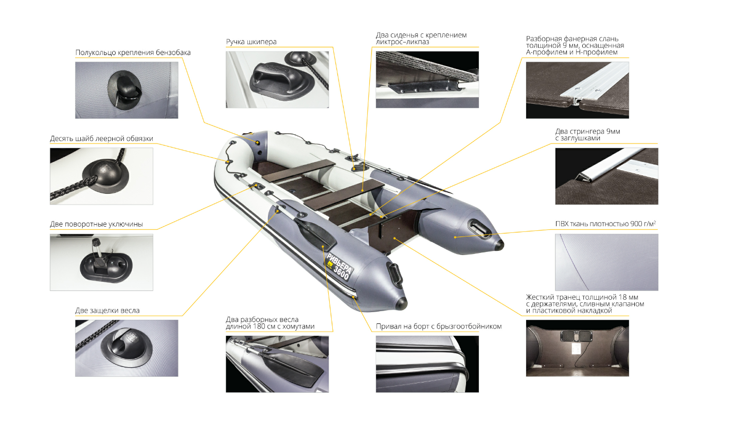 Лодка Ривьера Компакт 2900 СК в Мытищах