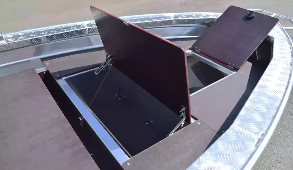 Алюминиевая лодка Wyatboat-390Р Fish в Мытищах