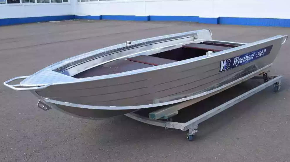 Алюминиевая лодка Wyatboat-390Р Fish в Мытищах