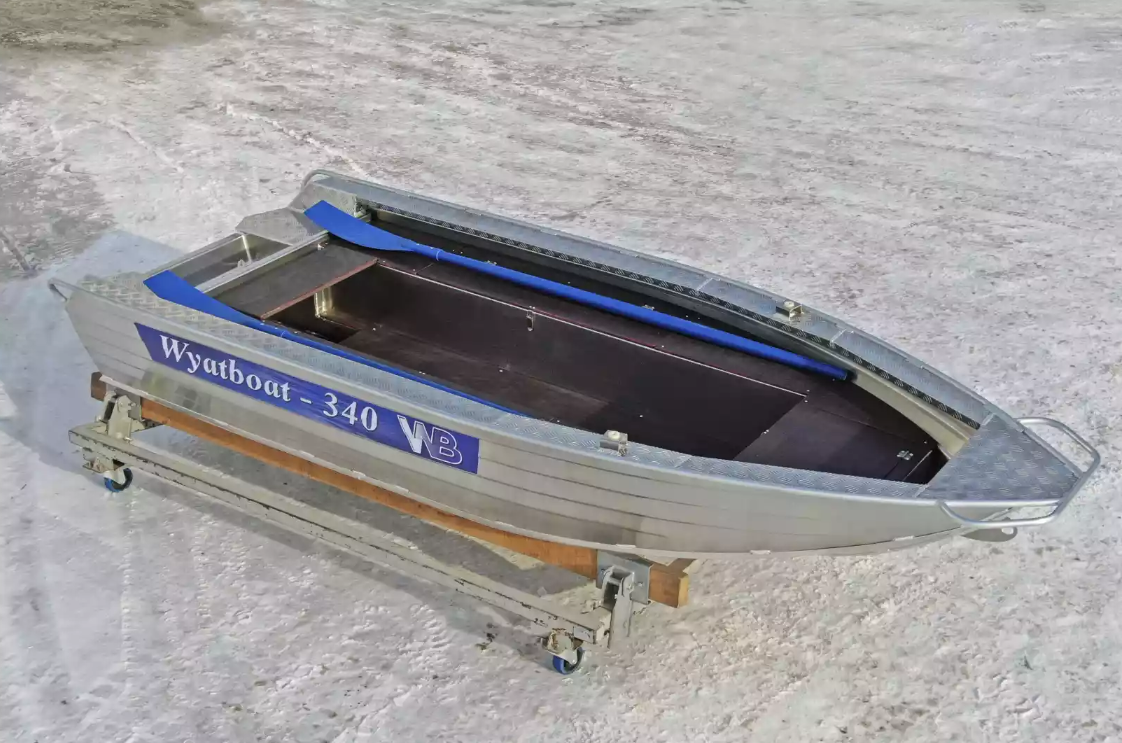 Алюминиевая лодка Wyatboat-340 РМ в Мытищах