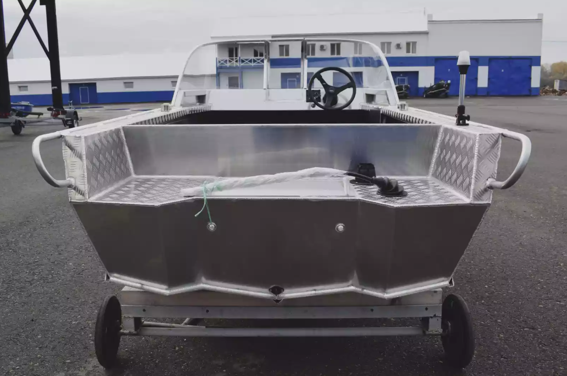 Алюминиевая лодка Wyatboat-390 Pro в Мытищах