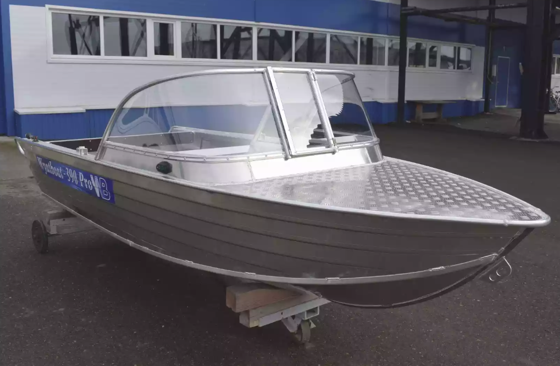 Алюминиевая лодка Wyatboat-390 Pro в Мытищах