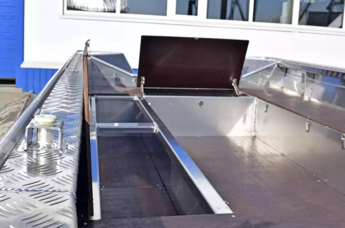 Алюминиевая лодка Wyatboat-490 Jonboat в Мытищах