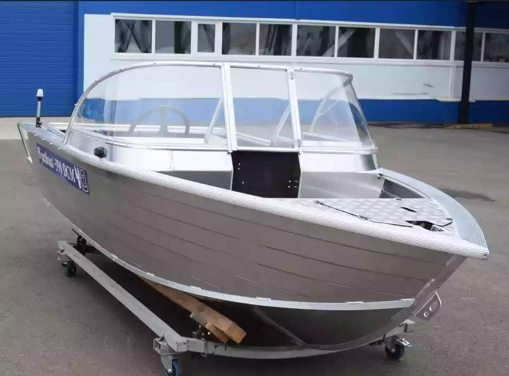 Алюминиевая лодка Wyatboat-390 DCM Увеличенный борт в Мытищах