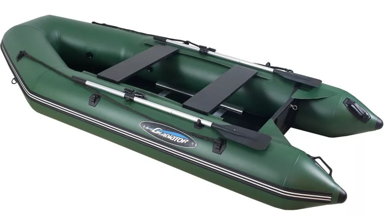 МОТОРНО-ГРЕБНАЯ ЛОДКА ПВХ GLADIATOR A 280 ТК С ФАНЕРНЫМ ДНОМ в Мытищах
