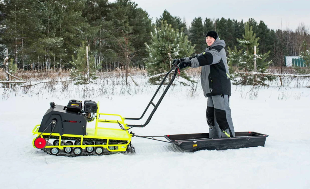 Мотобуксировщик Бурлак ХОЗЯИН-1 (капот ткань) в Мытищах