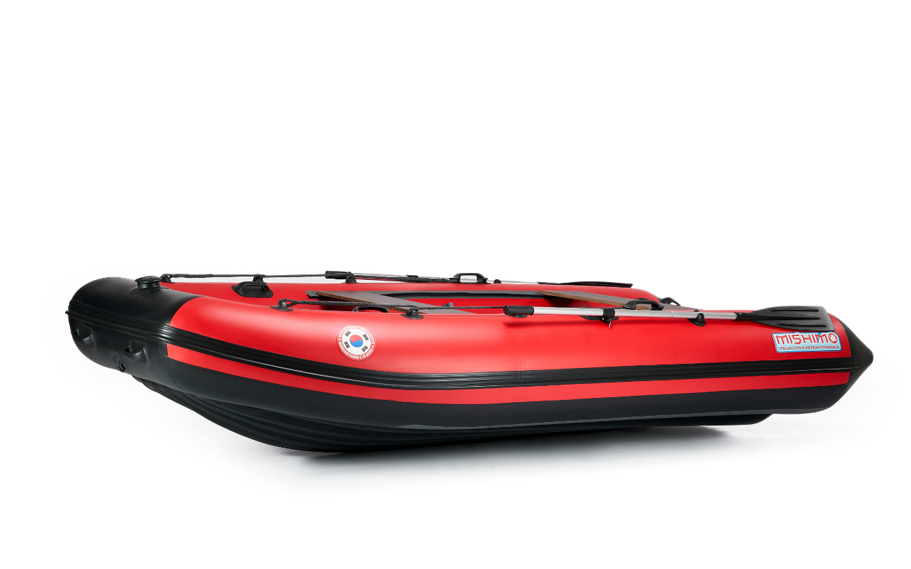 КОМПЛЕКТ ЛОДКА MISHIMO RAPID 380 PRO+ ЛОДОЧНЫЙ МОТОР MARLIN MP 9.9 (20) AMHS PROLINE FORCE в Мытищах