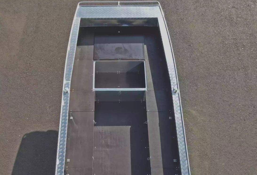 Алюминиевая лодка Wyatboat-490 Jonboat в Мытищах