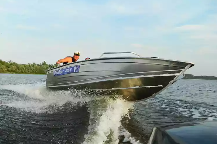 Алюминиевая лодка Wyatboat-460 P в Мытищах