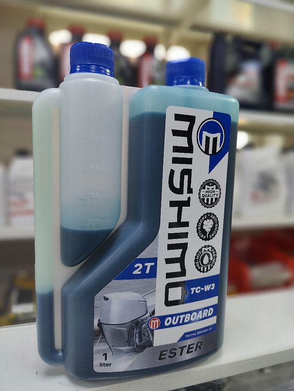 Масло MISHIMO 2T OUTBOARD (ESTER) полусинтетика 1 л в Мытищах