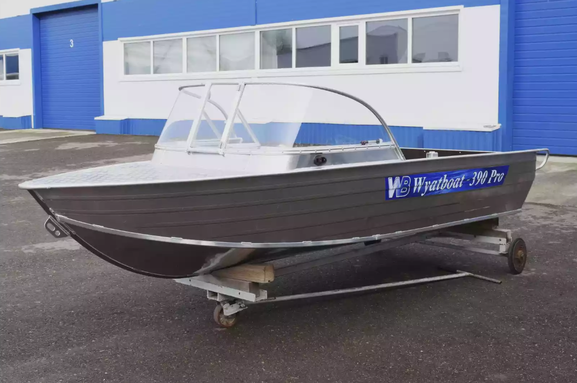 Алюминиевая лодка Wyatboat-390 Pro в Мытищах