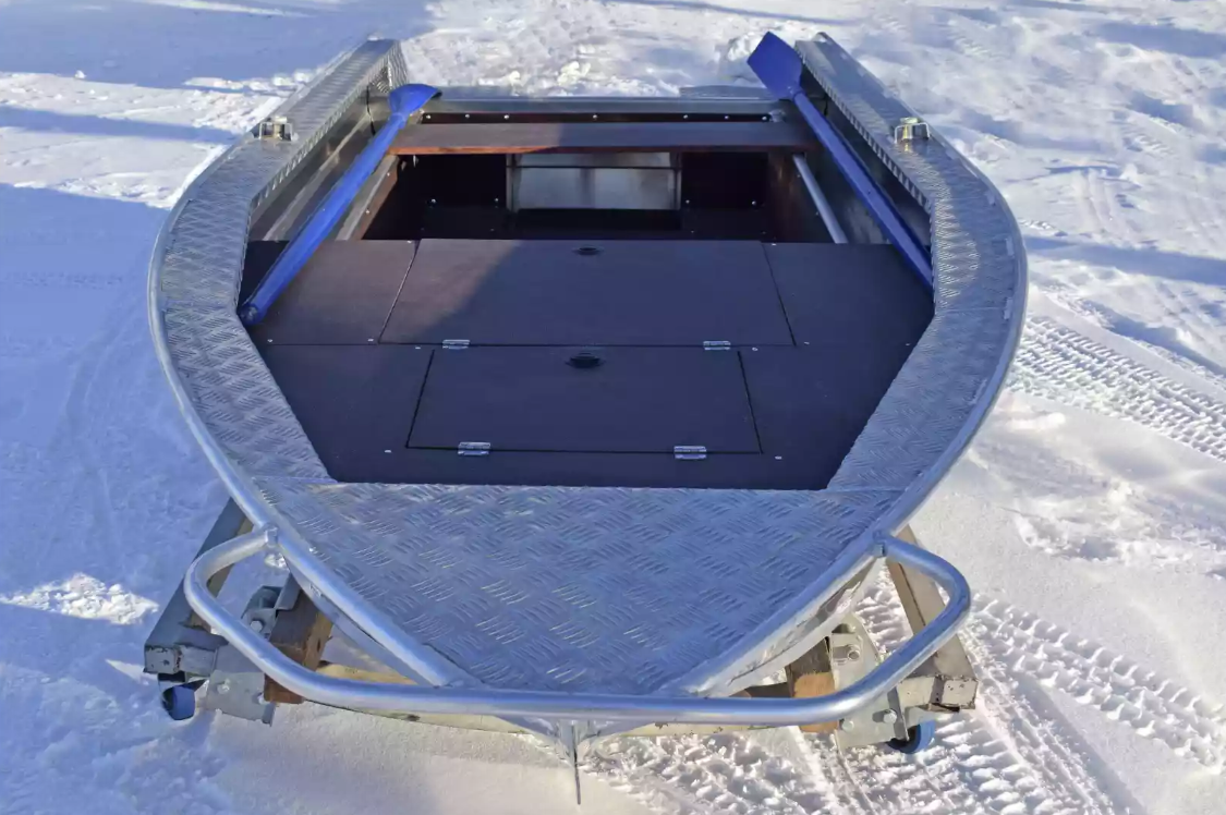 Алюминиевая лодка Wyatboat-370 Р FISH в Мытищах