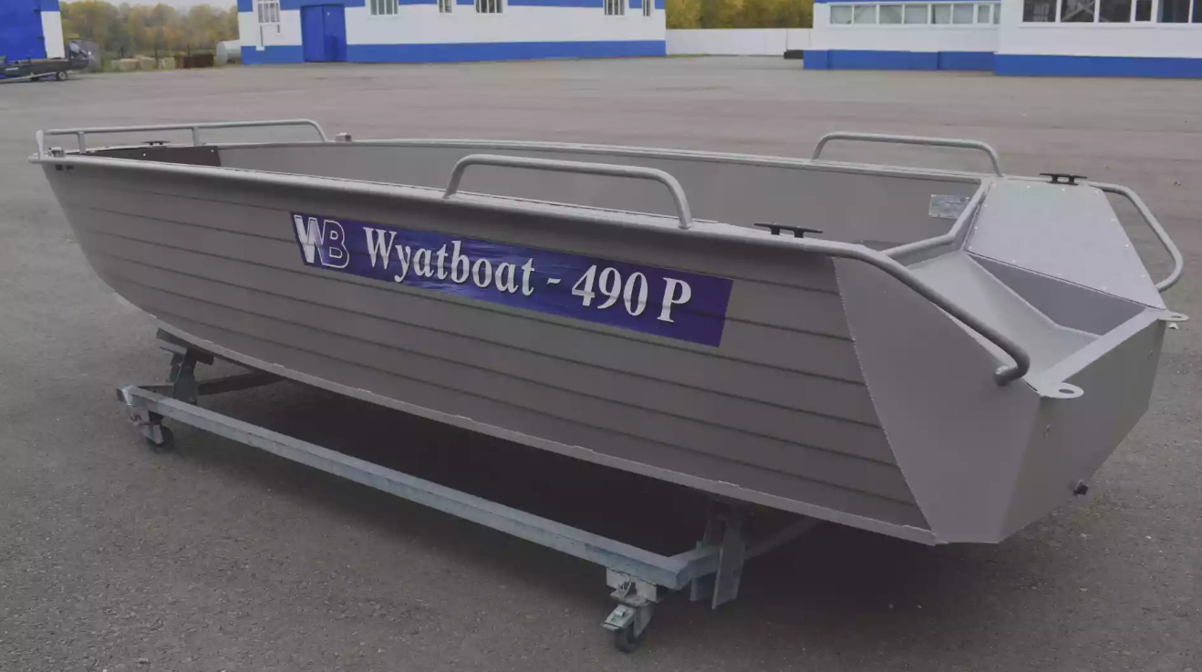 Алюминиевая лодка Wyatboat-490 P в Мытищах