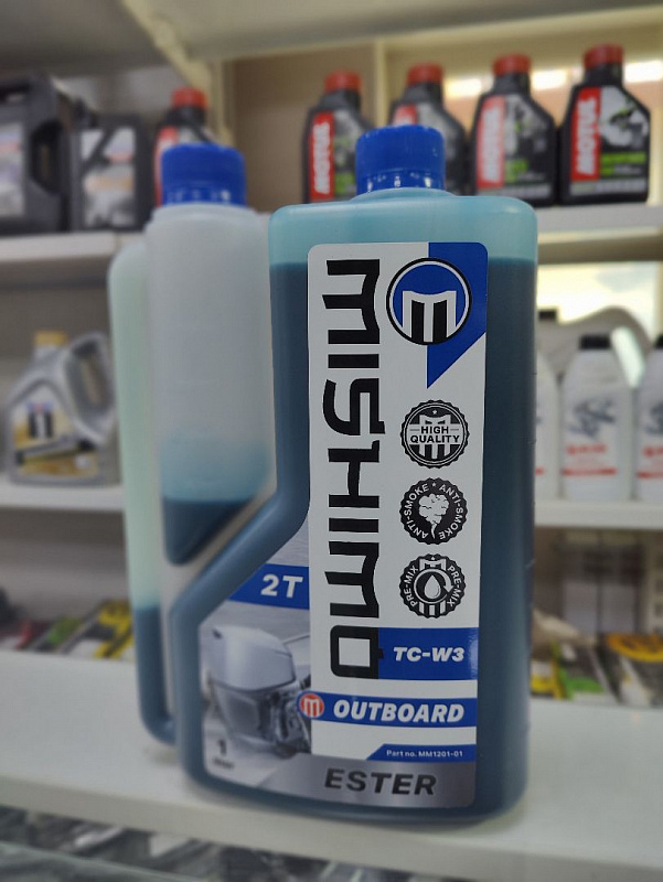 Масло MISHIMO 2T OUTBOARD (ESTER) полусинтетика 1 л в Мытищах