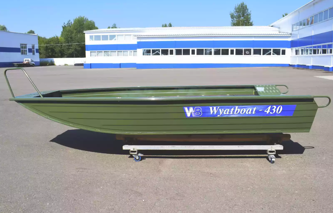 Алюминиевая лодка  Wyatboat-430 Master Fish в Мытищах