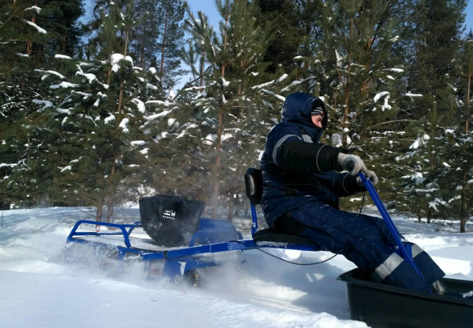 Мотобуксировщик толкач Альбатрос-XL8 с модулем. Без фары, склизы в Мытищах