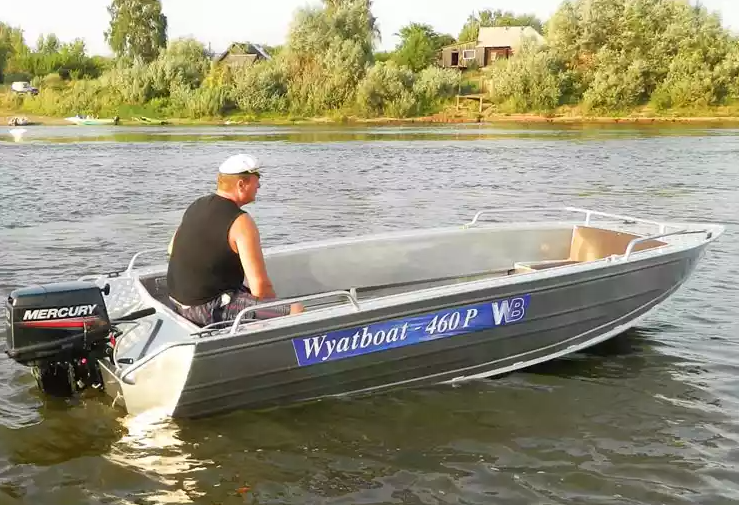 Алюминиевая лодка Wyatboat-460 P в Мытищах