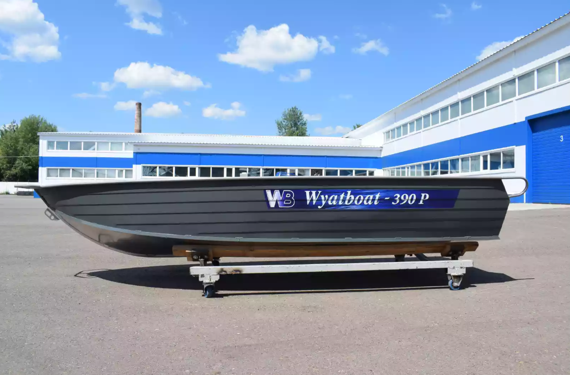 Алюминиевая лодка Wyatboat-390Р Fish в Мытищах