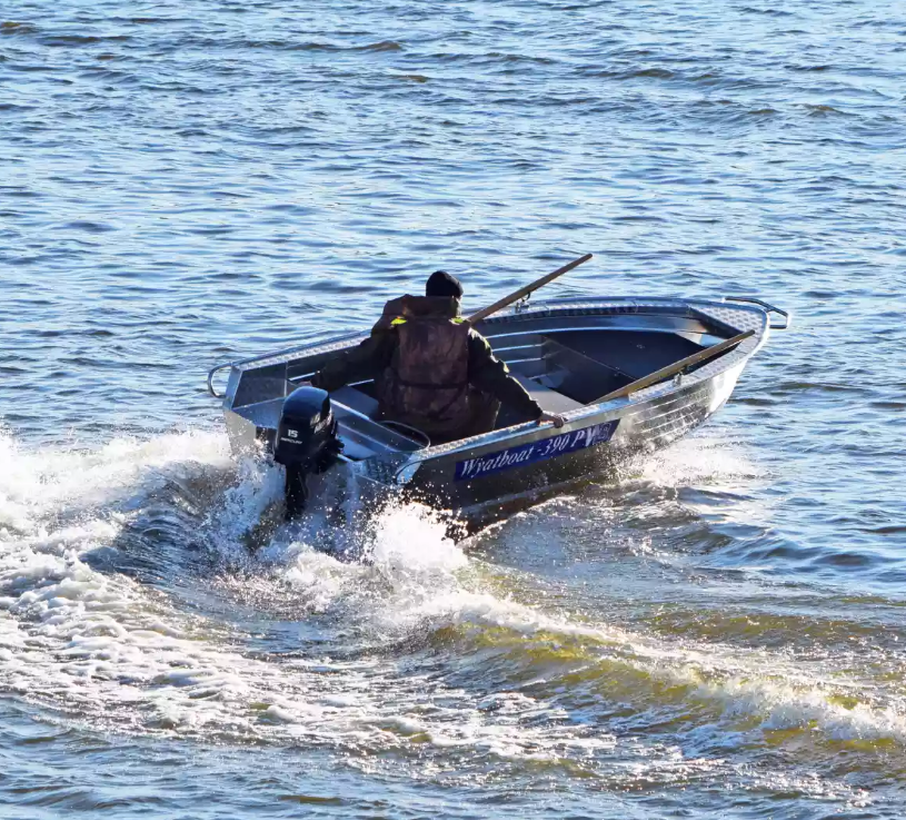Алюминиевая лодка Wyatboat-390 P в Мытищах