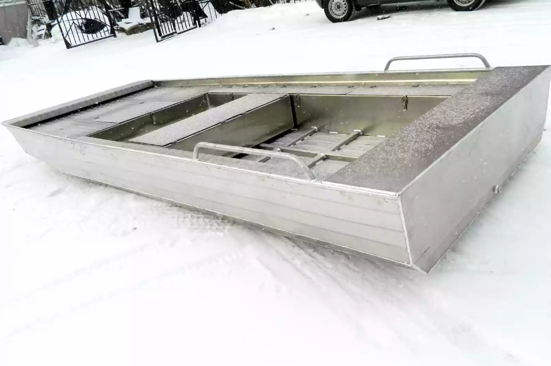 Алюминиевая лодка Wyatboat-390 Jonboat в Мытищах