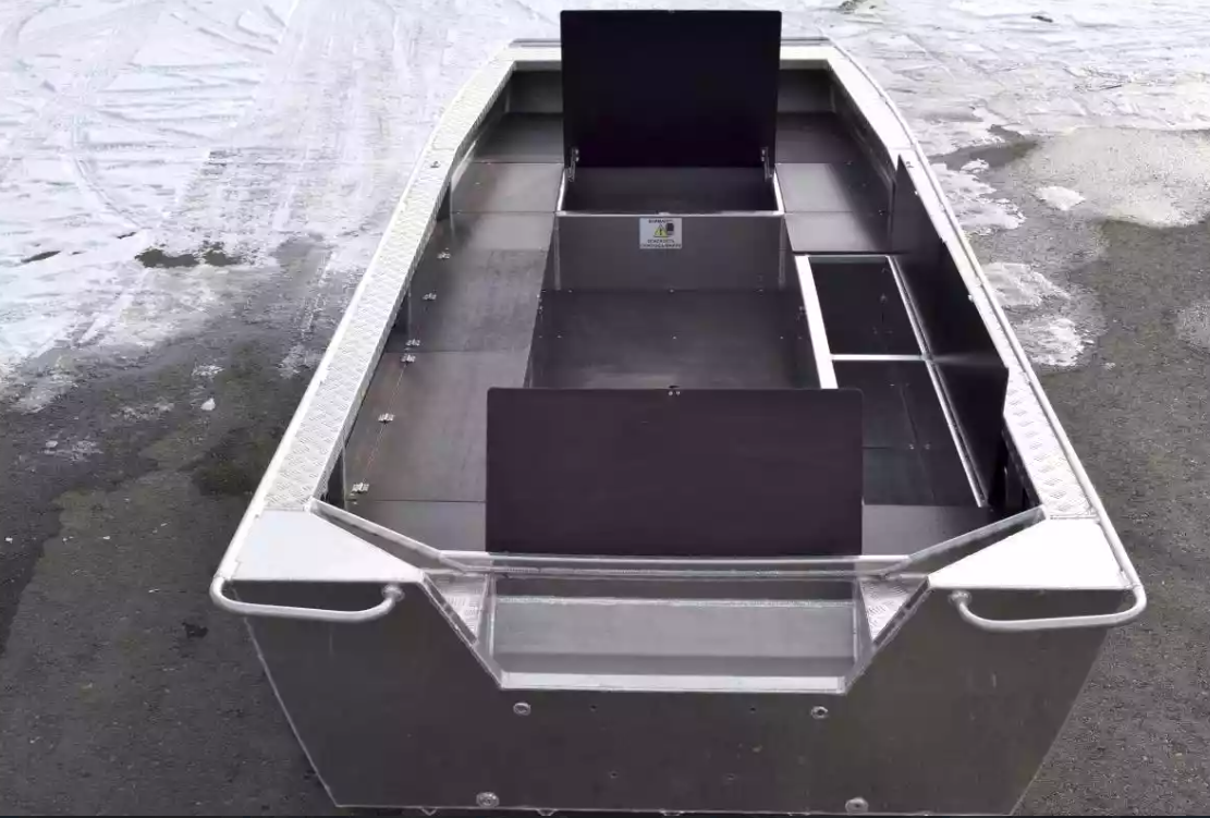 Алюминиевая лодка Wyatboat-490 Jonboat в Мытищах