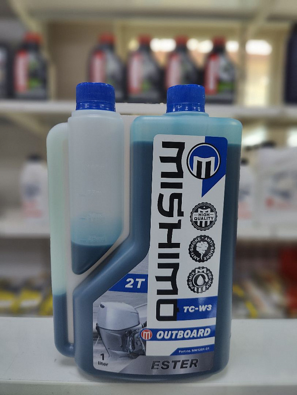 Масло MISHIMO 2T OUTBOARD (ESTER) полусинтетика 1 л в Мытищах