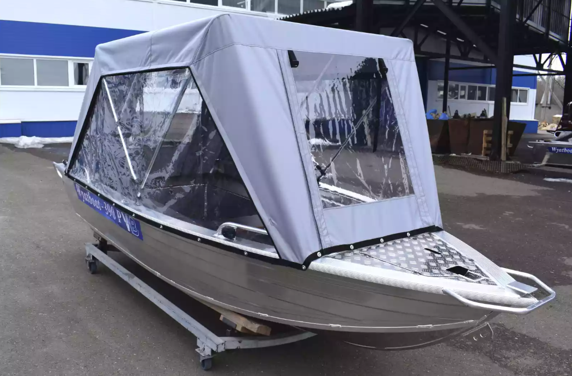 Алюминиевая лодка Wyatboat-390РМ в Мытищах