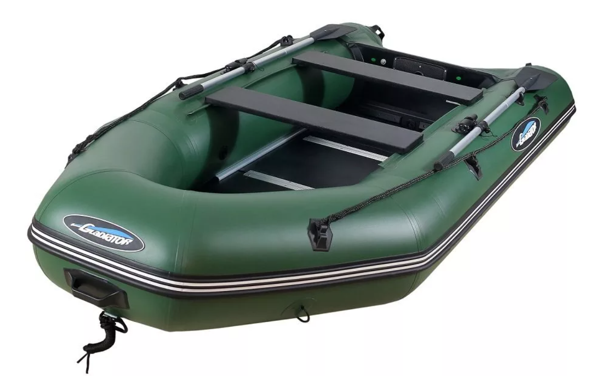 МОТОРНО-ГРЕБНАЯ ЛОДКА ПВХ GLADIATOR A 280 ТК С ФАНЕРНЫМ ДНОМ в Мытищах