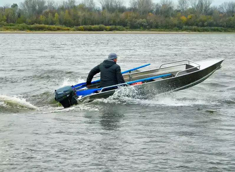 Алюминиевая лодка Wyatboat-390 M в Мытищах