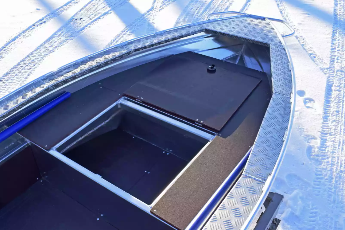 Алюминиевая лодка Wyatboat-370 Р FISH в Мытищах