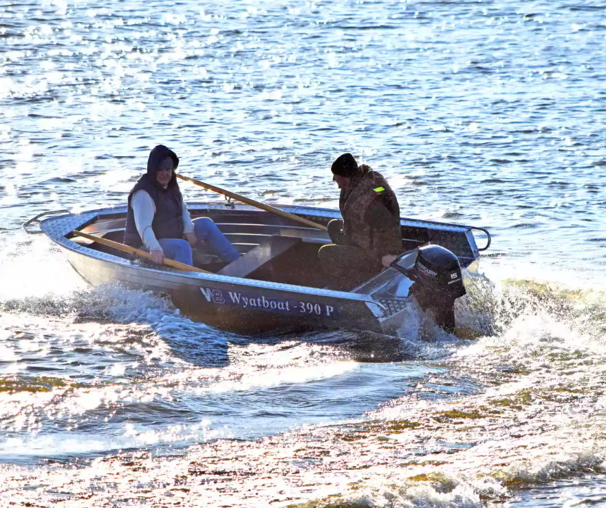 Алюминиевая лодка Wyatboat-390 P в Мытищах