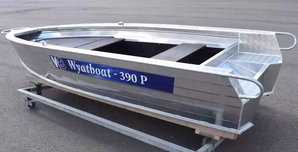 Алюминиевая лодка Wyatboat-390Р Fish в Мытищах