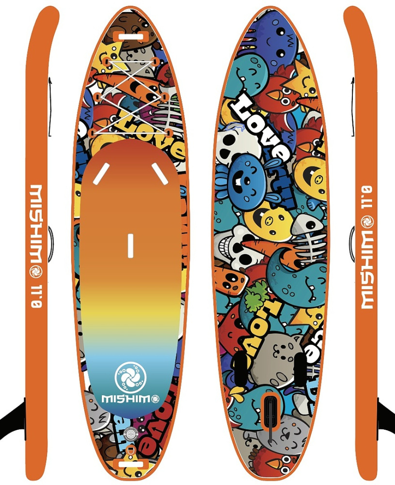 SUP (САП) Доска MISHIMO CRAZY-LINE 10.6’ (325см) в Мытищах