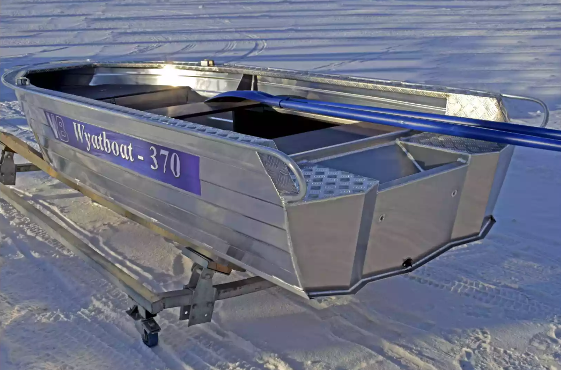 Алюминиевая лодка Wyatboat-370 Р в Мытищах