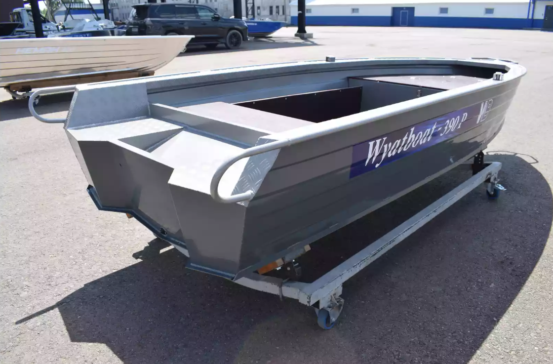 Алюминиевая лодка Wyatboat-390Р Fish в Мытищах
