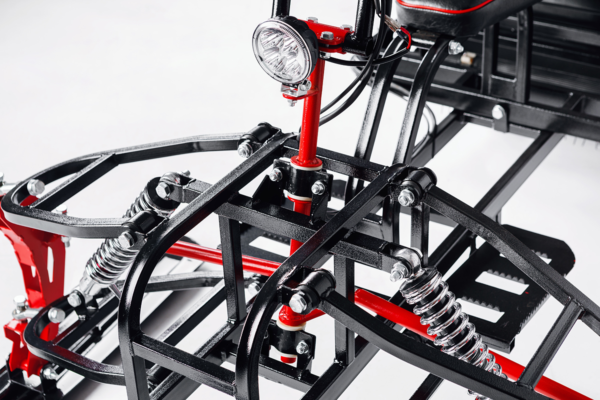 Лыжный модуль IKUDZO TERRAIN с подогревом ручек металлические лыжи в Мытищах