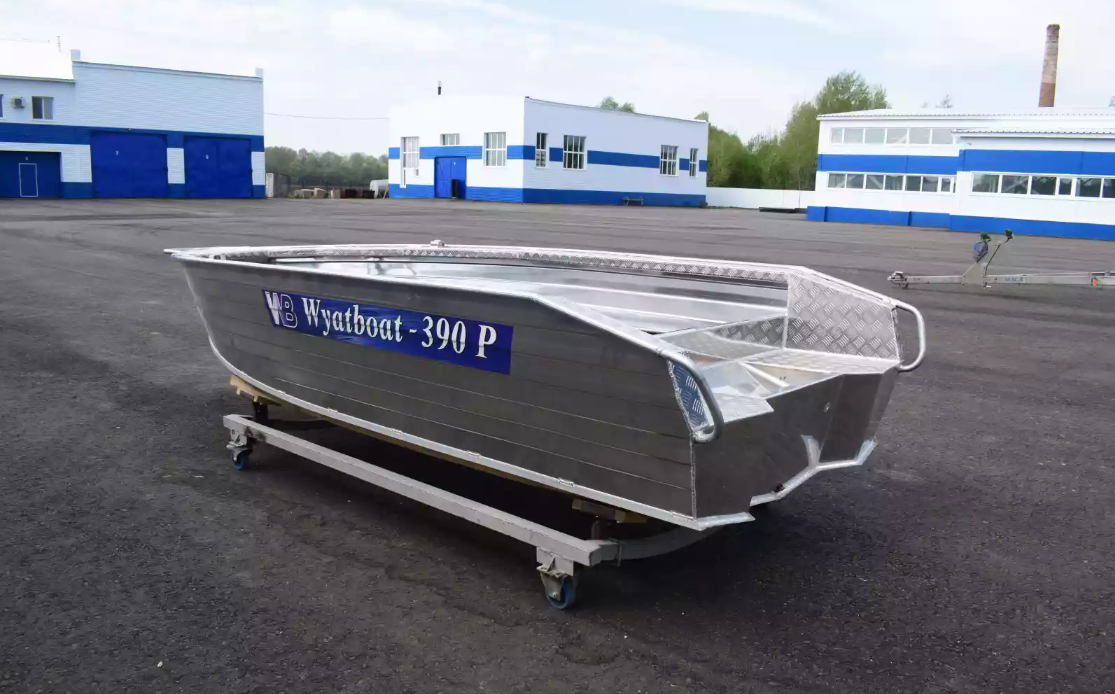 Алюминиевая лодка Wyatboat-390Р Увеличенный борт в Мытищах
