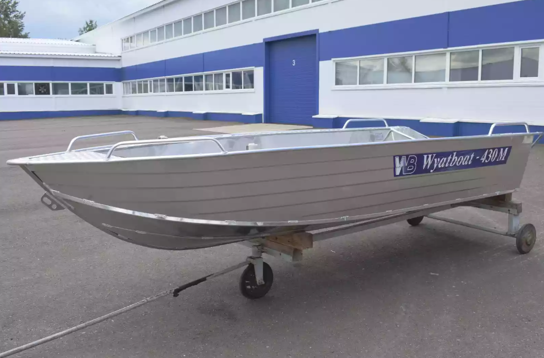 Алюминиевая лодка  Wyatboat-430М в Мытищах