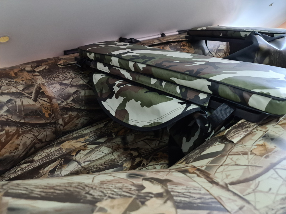 КОМПЛЕКТ МЯГКИХ НАКЛАДОК С СУМКОЙ ДЛЯ ЛОДОК 80Х20 КАМУФЛЯЖ в Мытищах