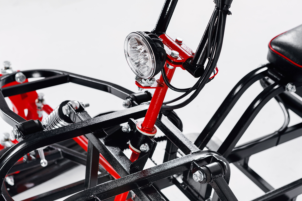 Лыжный модуль IKUDZO TERRAIN с подогревом ручек металлические лыжи в Мытищах