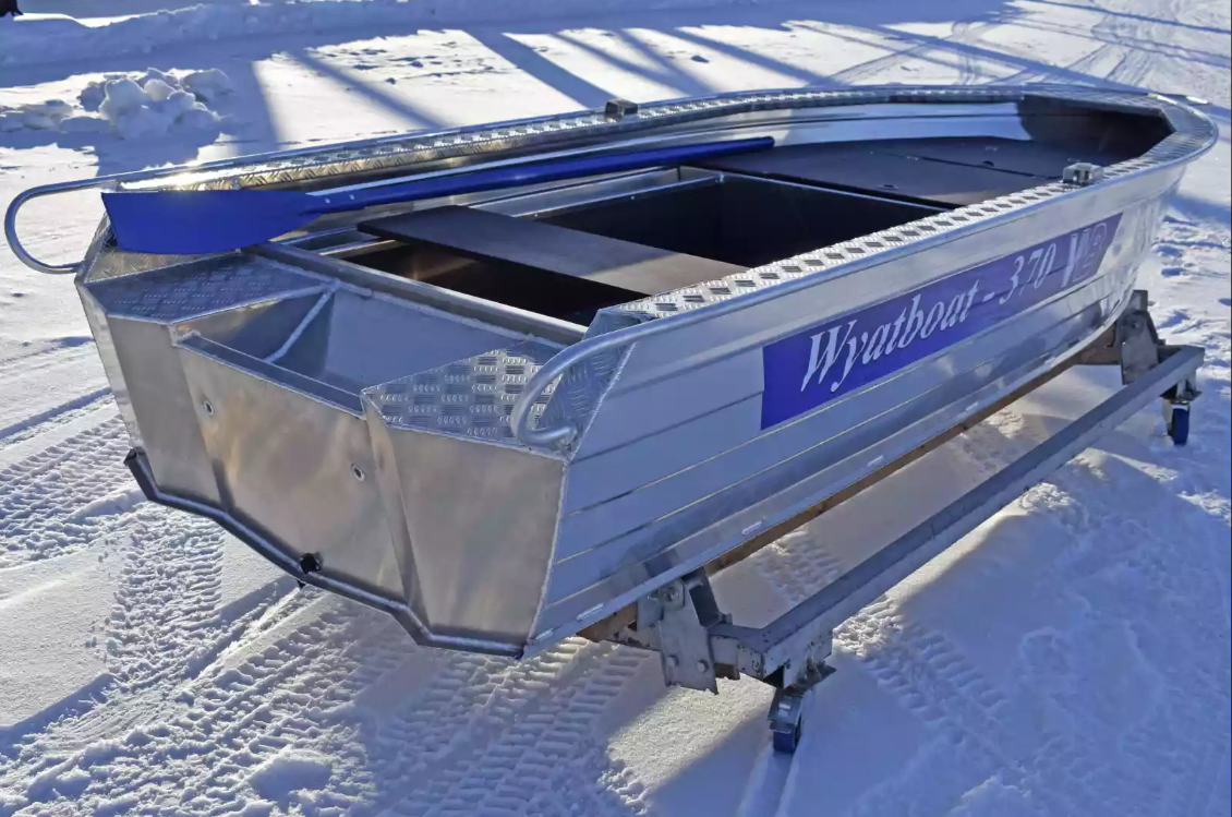 Алюминиевая лодка Wyatboat-370 Р FISH в Мытищах