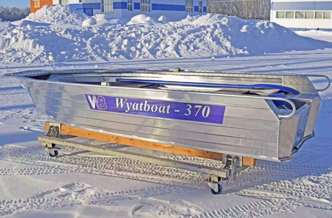 Алюминиевая лодка Wyatboat-370 Р FISH в Мытищах