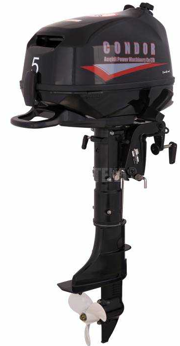 Лодочный мотор Condor F5HS без бака 12 л. в Мытищах