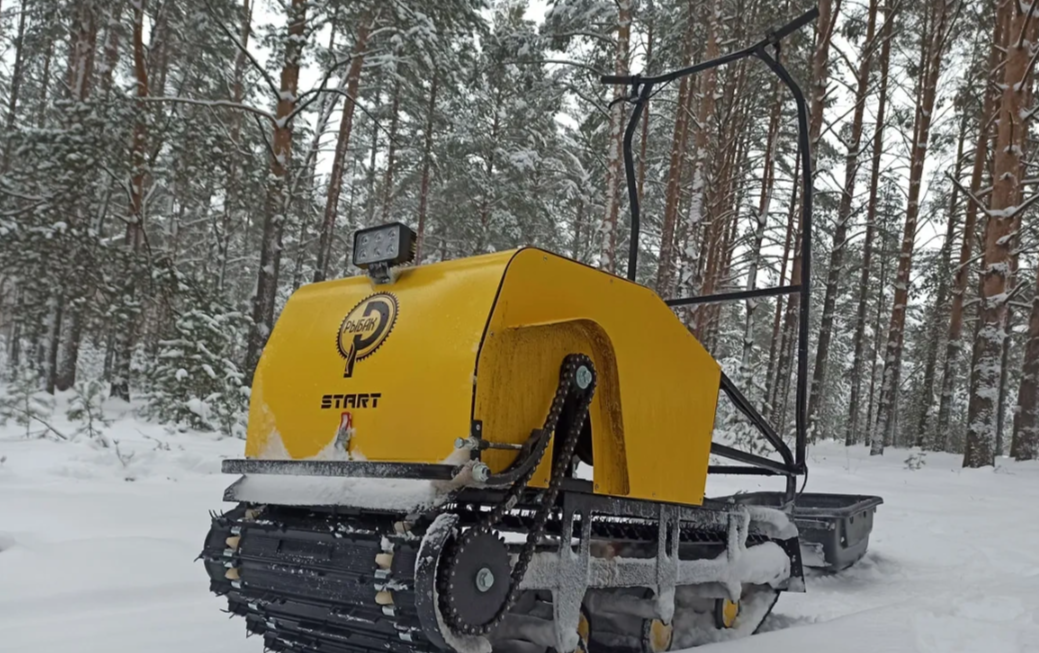 Мотобуксировщик РЫБАК СТАРТ Lifan 15 л.с. (металлический капот) в Мытищах