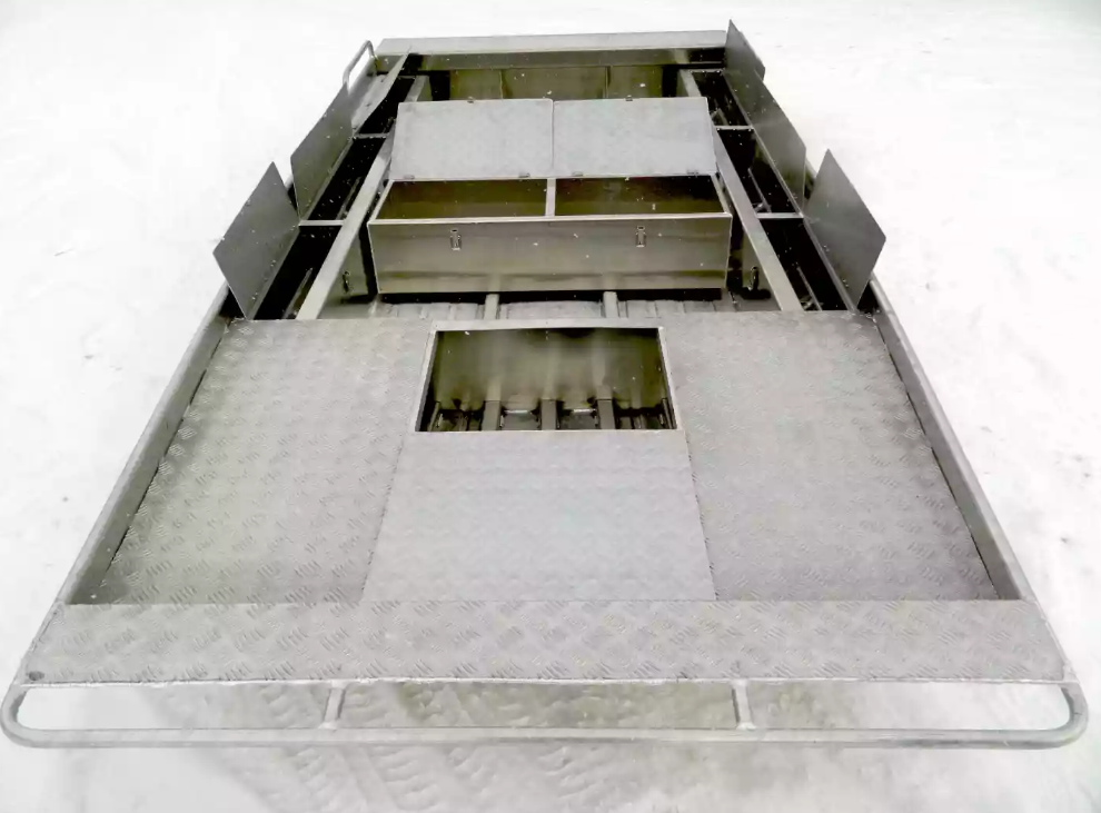 Алюминиевая лодка Wyatboat-390 Jonboat в Мытищах