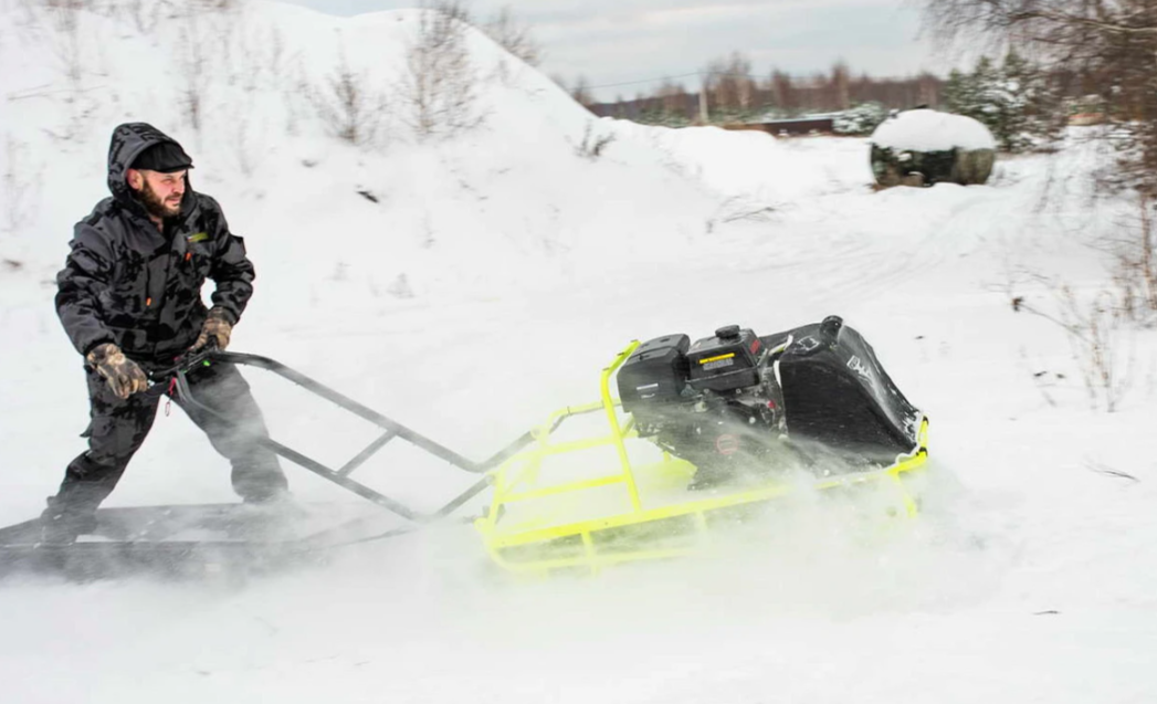 Мотобуксировщик Бурлак ХОЗЯИН-1 (капот ткань) в Мытищах
